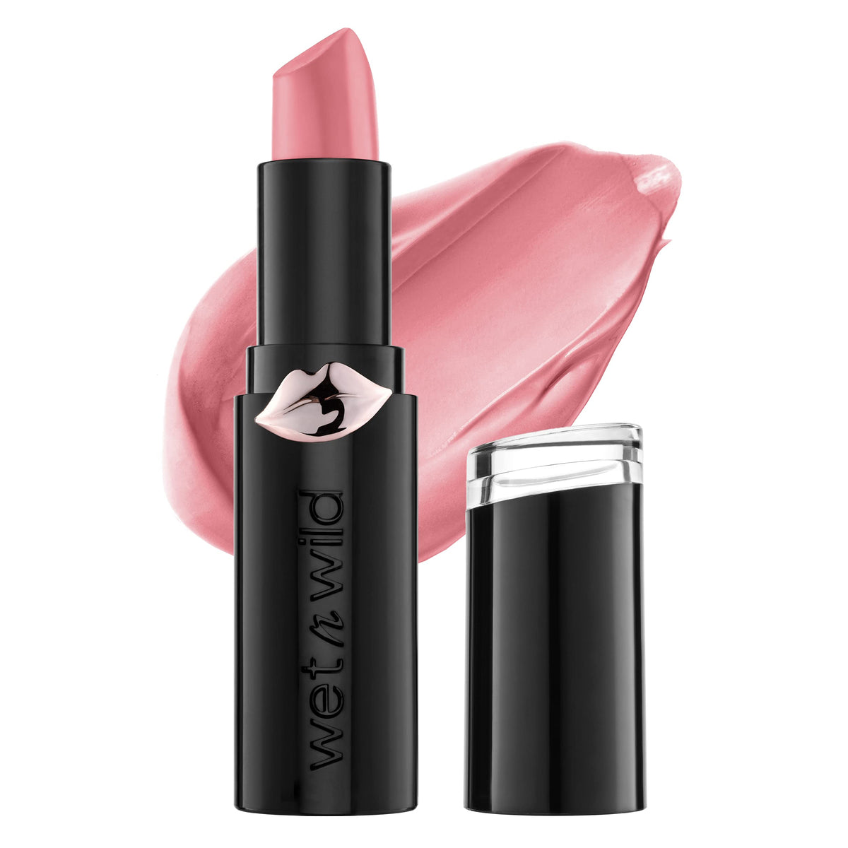 wet n wild Mega Last Matte Lip Color, Semi Matte Hyaluronic Acid Infused, Long Lasting Full Coverage for a Nourishing Pout, Cruelty-Free & Vegan - Bare it All