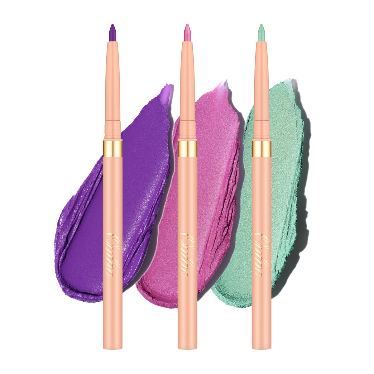 Oulac Brown Lip Liner Pencil, 2in1 Retractable Makup Crayon for Lipliner and Eyeliner, Highly Pigmented, Smooth, Long Lasting and Waterproof Formula, Vegan Beauty, 03 Teddy