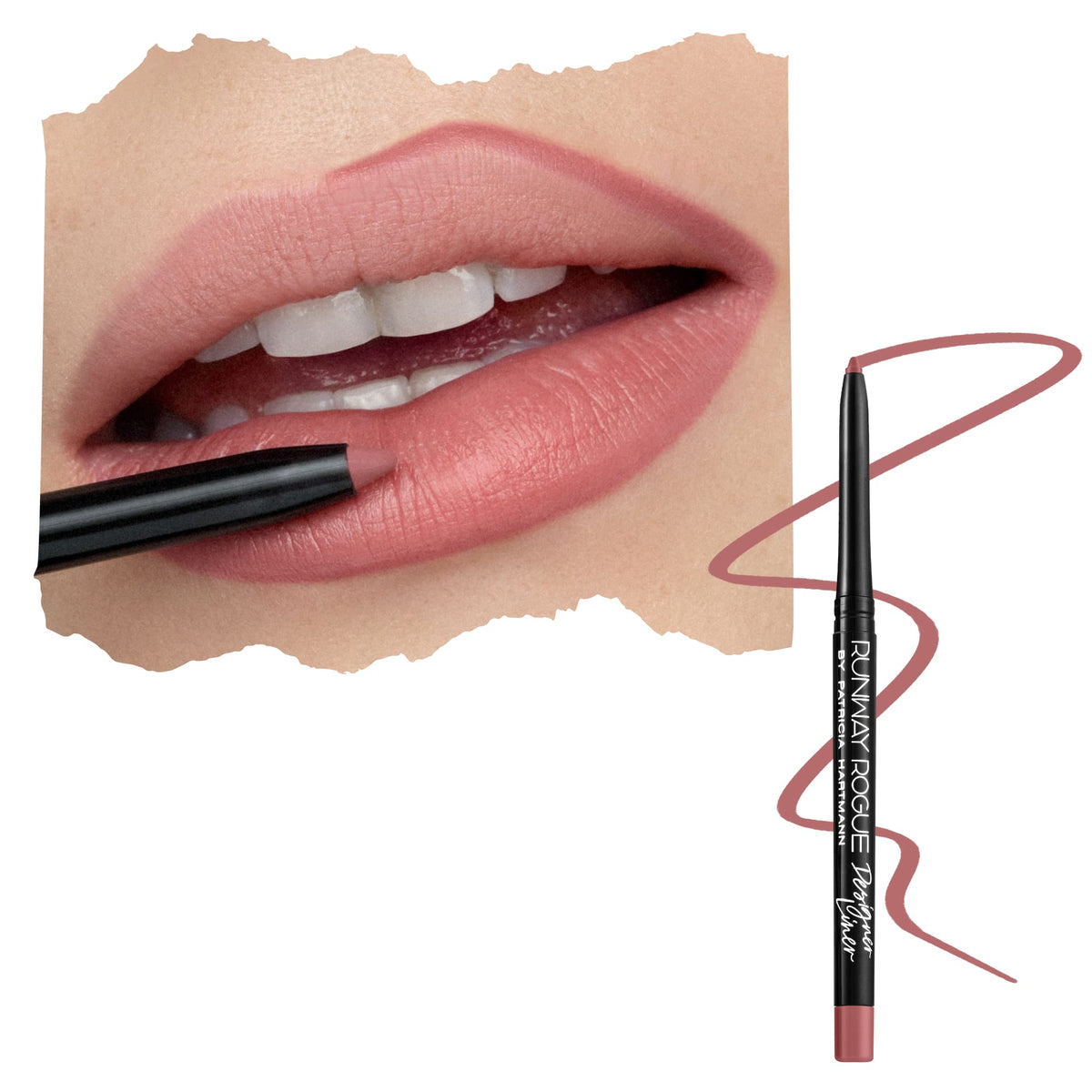 Runway Rogue Matte Lip Liner Pencil with Sharpener, ‘Trendsetter’