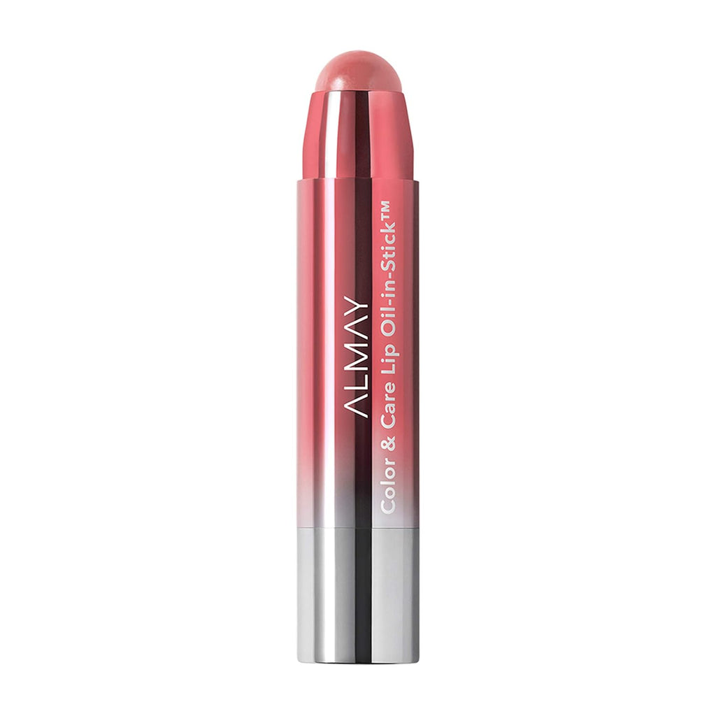 Almay Color & Care Lip Oil in Stick, 120 Rosy Glaze, 0.09 oz