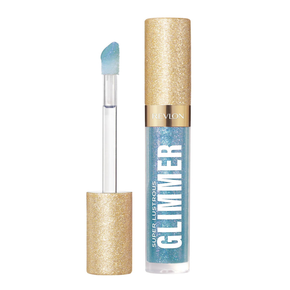 REVLON Super Lustrous Glimmer Gloss, 001 Diamond Drama, 0.13 fl oz