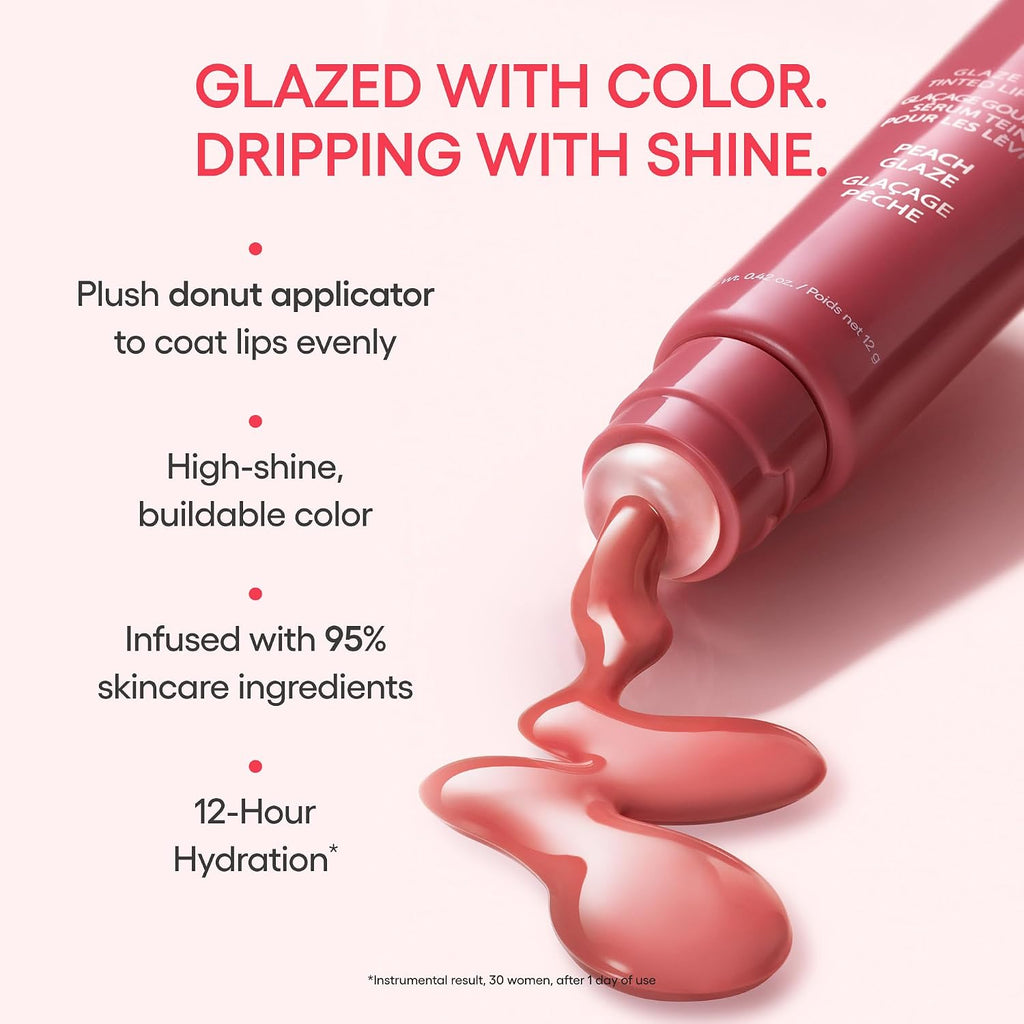 LANEIGE Glaze Craze Tinted Lip Serum: Hydrating Lip Serum for Glossy, Nourished Lips with Plumping Polypeptides