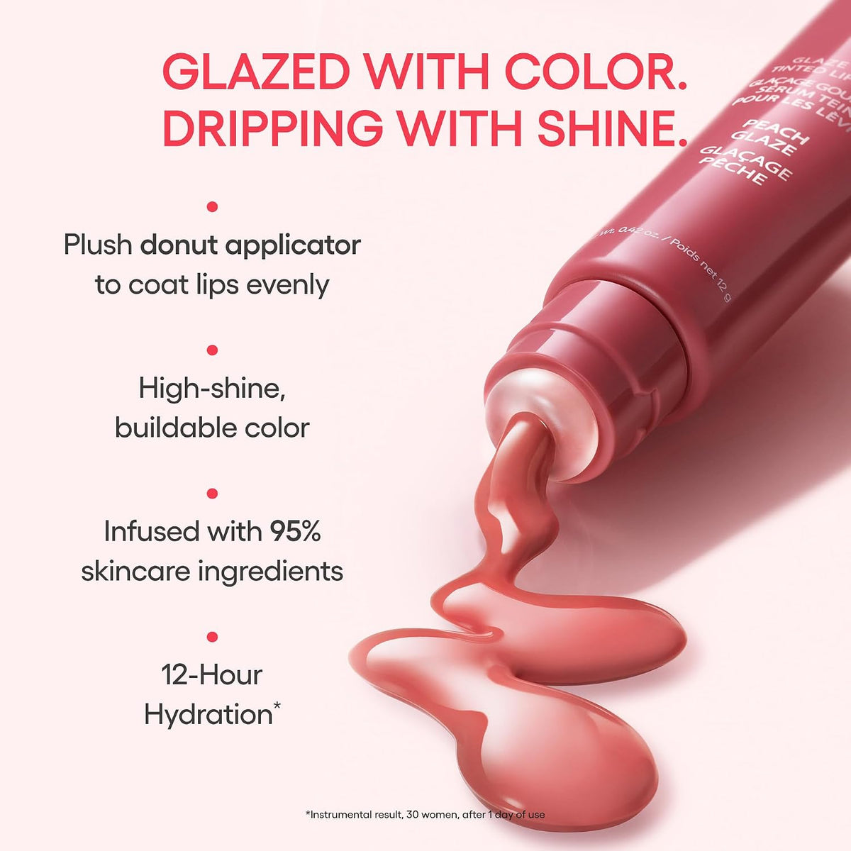 LANEIGE Glaze Craze Tinted Lip Serum: Hydrating Lip Serum for Glossy, Nourished Lips with Plumping Polypeptides