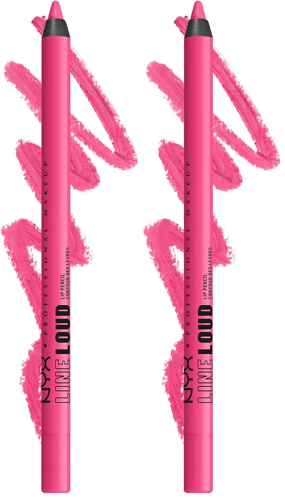 NYX PROFESSIONAL MAKEUP Line Loud Lip Liner, Longwear and Pigmented Lip Pencil with Jojoba Oil & Vitamin E - Rebel Kind (Chocolate Brown)