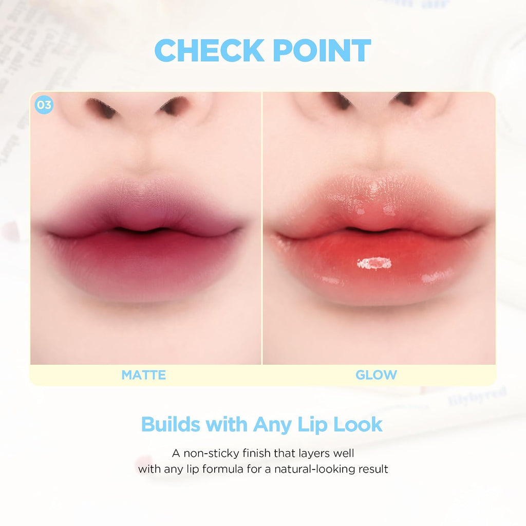 lilybyred Smiley Lip Blending Stick | Korean 3-in-1 Lip Liner, Natural Lip Contour & Definition, Velvety Matte Finish, Soft Blur Effect, Smooth Glide, Easy to Blend, 0.028 oz (03 Be Happy with me)