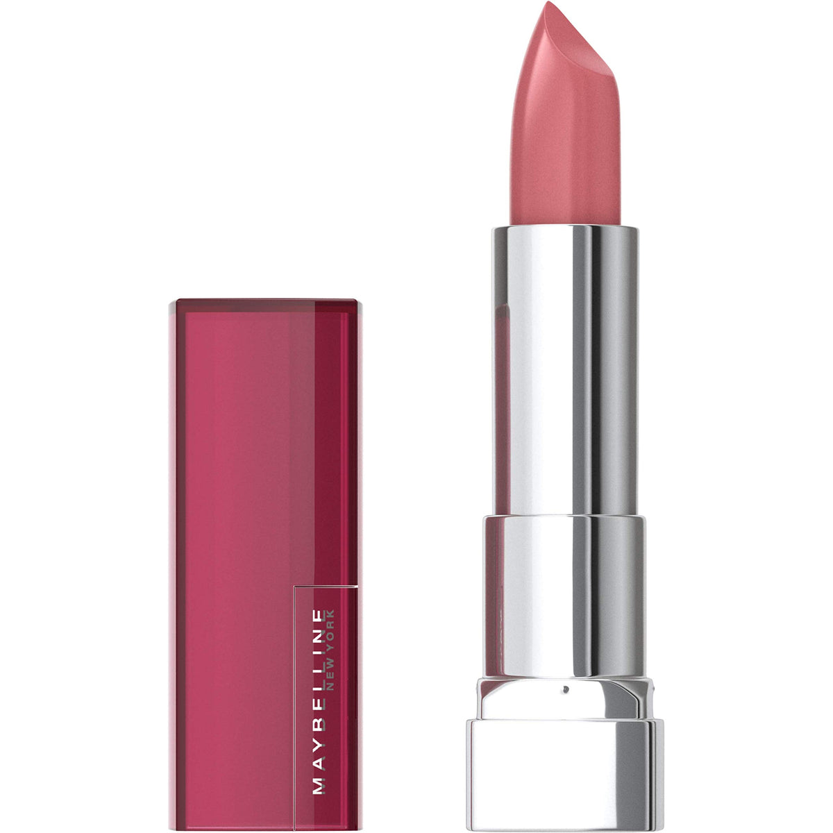 Maybelline Color Sensational Lipstick, Lip Makeup, Cream Finish, Hydrating Lipstick, Pink Wink, Coral Pink ,1 Count
