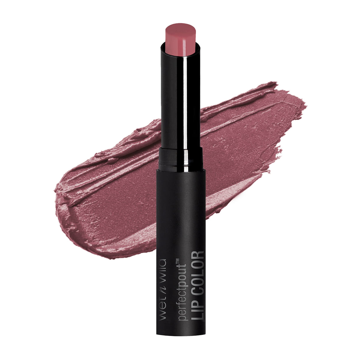 wet n wild Perfect Pout Lipstick, Dark Red My Blackberry Broke, Vegan | Gluten-Free | Cruelty-Free | Lip Color, Lip Color