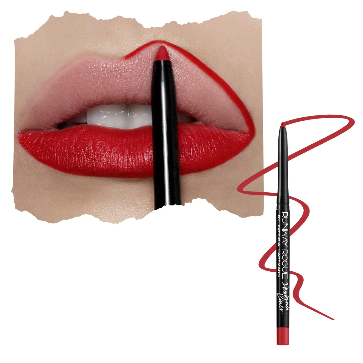 Runway Rogue Matte Lip Liner Pencil with Sharpener, ‘Trendsetter’