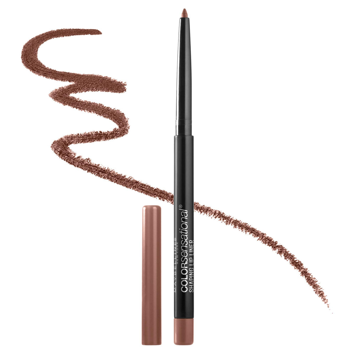 Maybelline Color Sensational Shaping Lip Liner with Self-Sharpening Tip, Magnetic Mauve, Mauve Pink, 1 Count