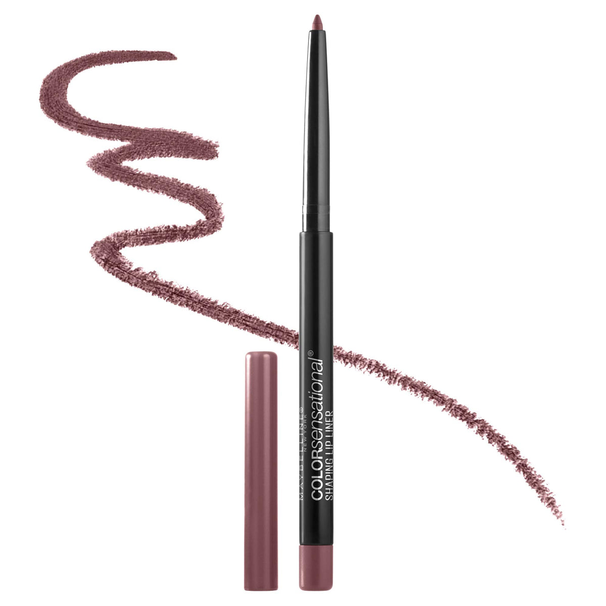 Maybelline Color Sensational Shaping Lip Liner with Self-Sharpening Tip, Totally Toffee, Nude, 1 Count