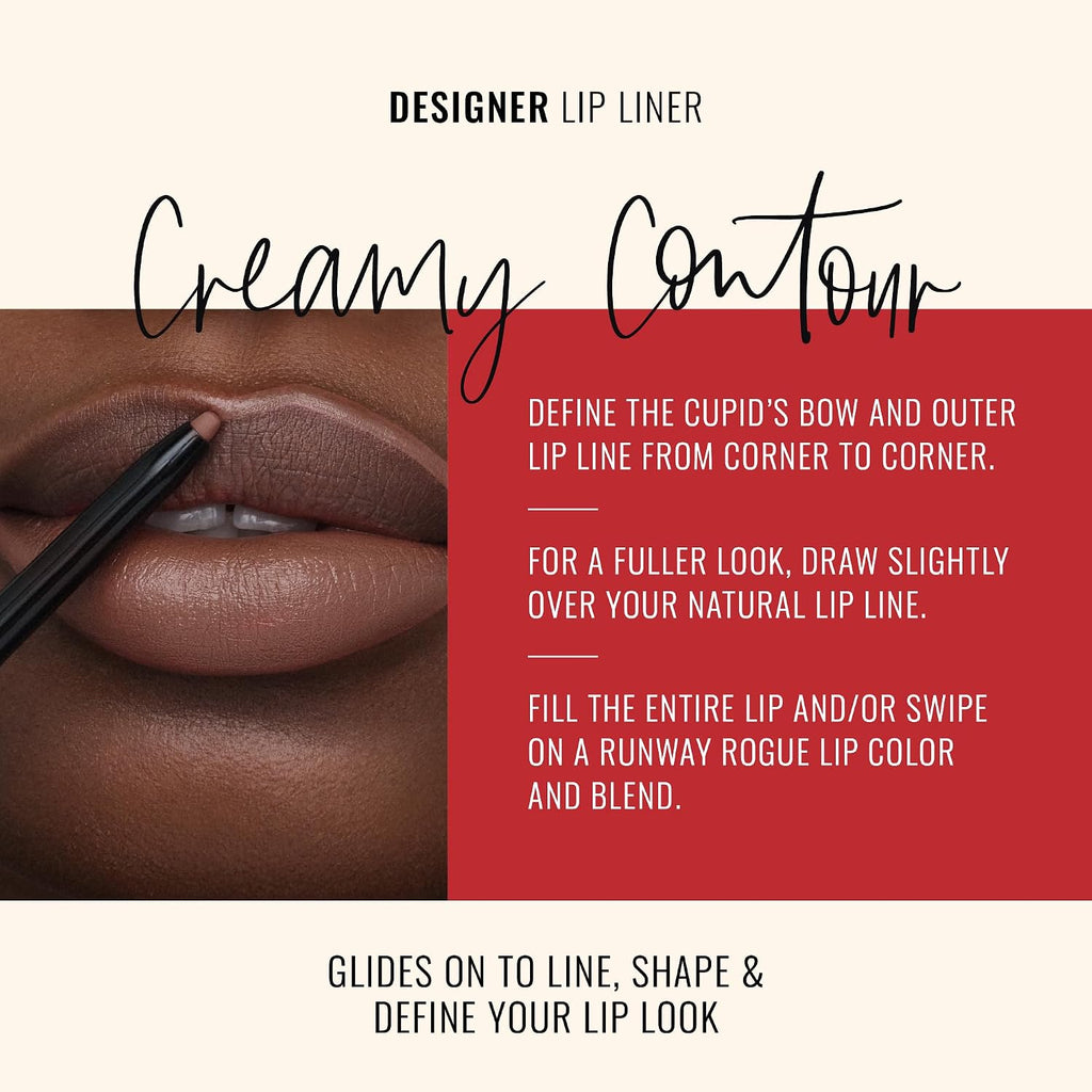 Runway Rogue Matte Lip Liner Pencil with Sharpener, ‘Trendsetter’