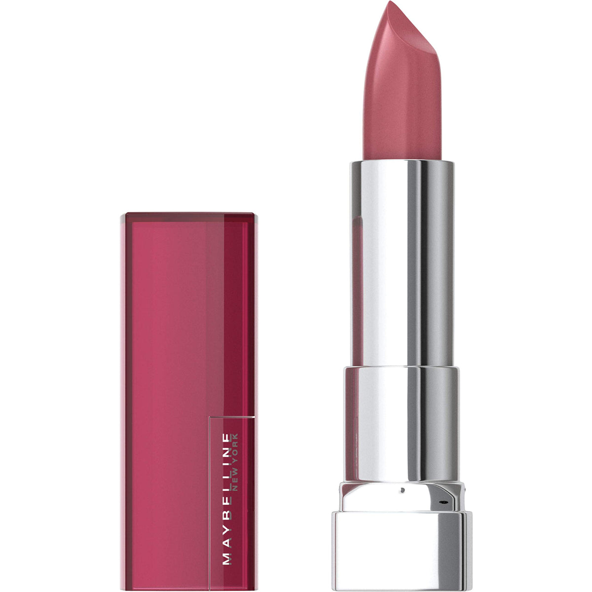 Maybelline Color Sensational Lipstick, Lip Makeup, Cream Finish, Hydrating Lipstick, Pink Wink, Coral Pink ,1 Count