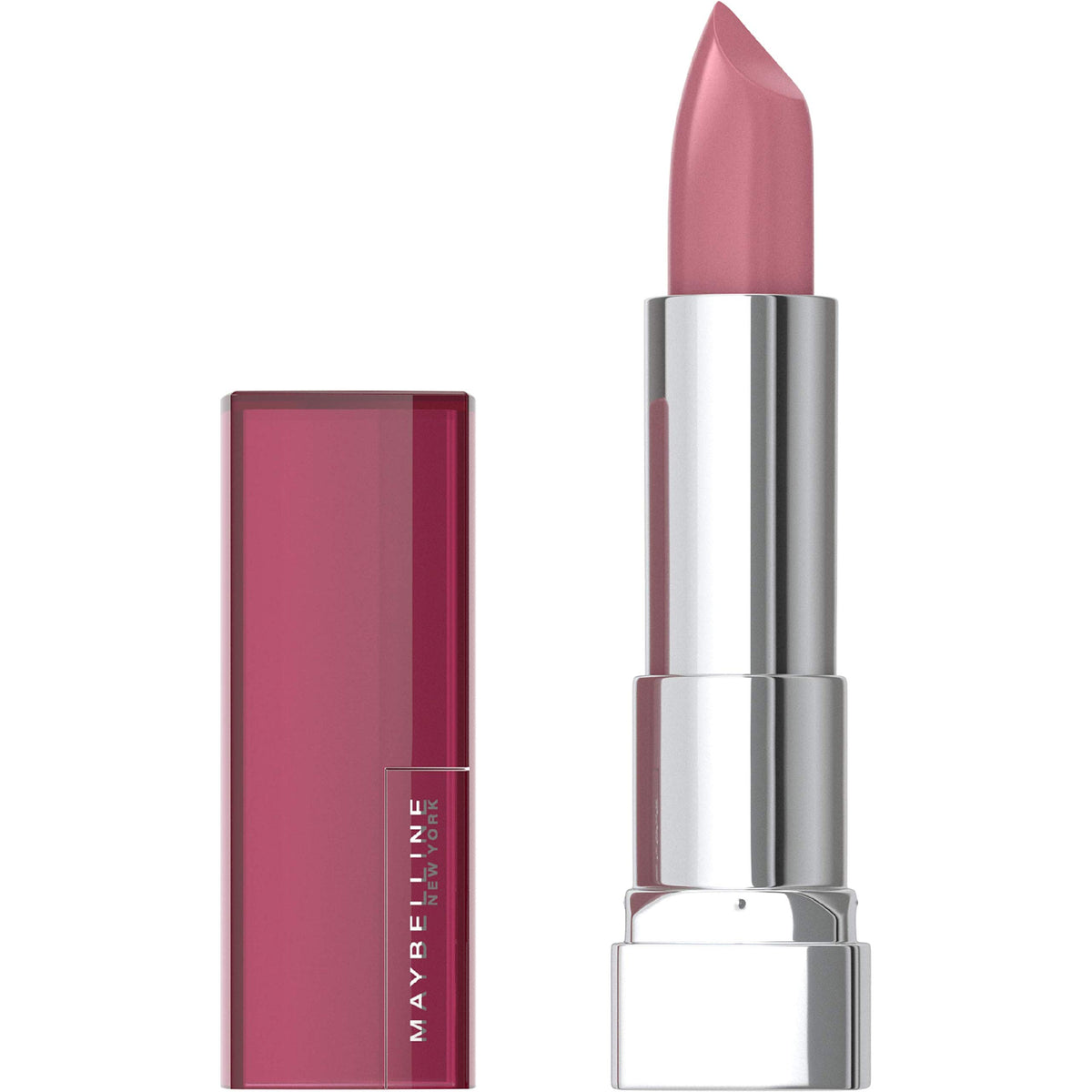 Maybelline Color Sensational Lipstick, Lip Makeup, Cream Finish, Hydrating Lipstick, Pink Wink, Coral Pink ,1 Count