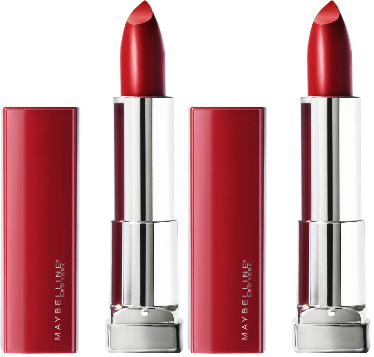 Maybelline Color Sensational Made for All Lipstick, Crisp Lip Color & Hydrating Formula, Fuchsia For Me, Bright Pinky Red, 1 Count