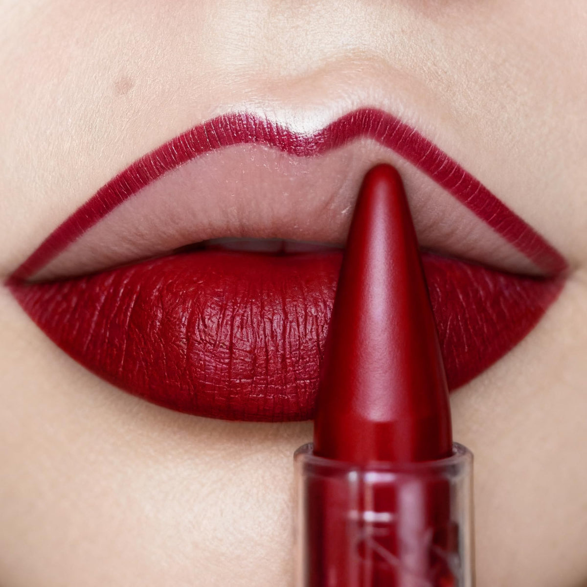 Depuplum Black Lipstick Glitter Red Lipstick Ombre Lips Dual Tone