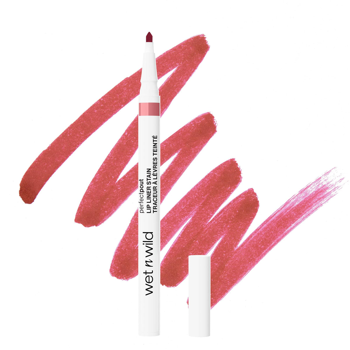wet n wild Perfect Pout Matte Retractable Gel Lip Liner Pencil, Rich Creamy Long Lasting Color, Well-Defined and Flawless Application, Vegan & Cruelty-Free - Purple Lay Down the Mauves