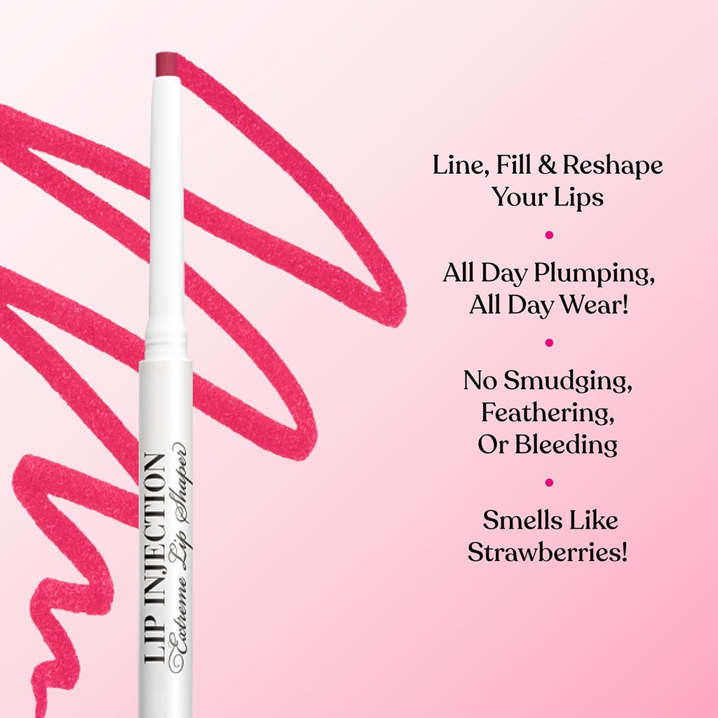 Too Faced Lip Injection Extreme Lip Shaper | Plumping, Waterproof, Liner Pencil, 0.01 Ounce