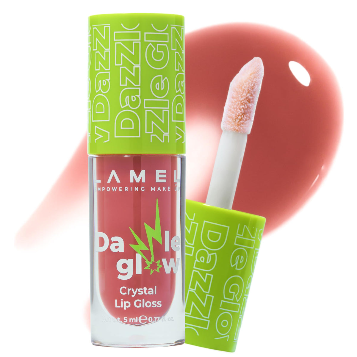 Lamel Hydrating Lip Oil LET`S GLAZE – Chocolate Cookies, 0.13 fl.oz