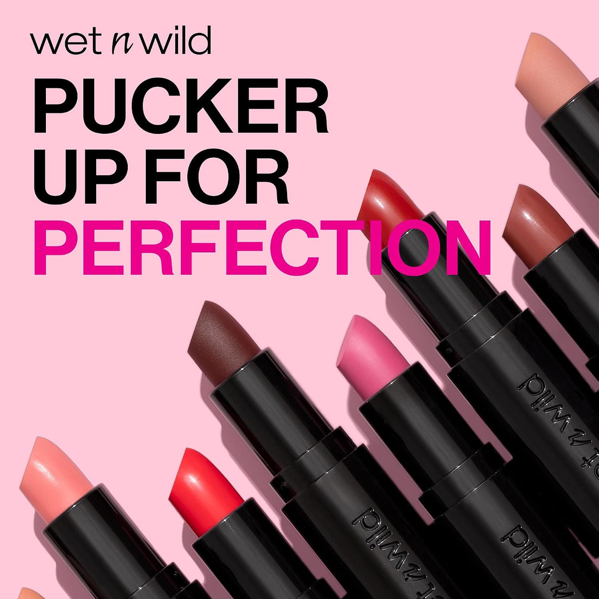 wet n wild Mega Last Matte Lip Color, Semi Matte Hyaluronic Acid Infused, Long Lasting Full Coverage for a Nourishing Pout, Cruelty-Free & Vegan - Bare it All
