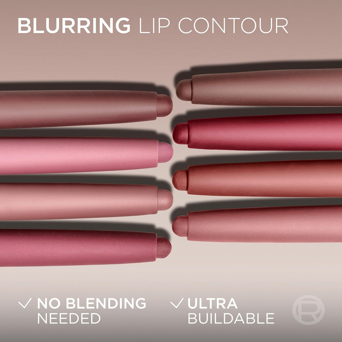 L'Oreal Paris Blurfiller Lip Liner, Lightweight, Buildable, and Sculpting Lip Pencil, Line, Define, and Contour for Fuller-Looking Lips, Brown Caramel, 0.21 oz