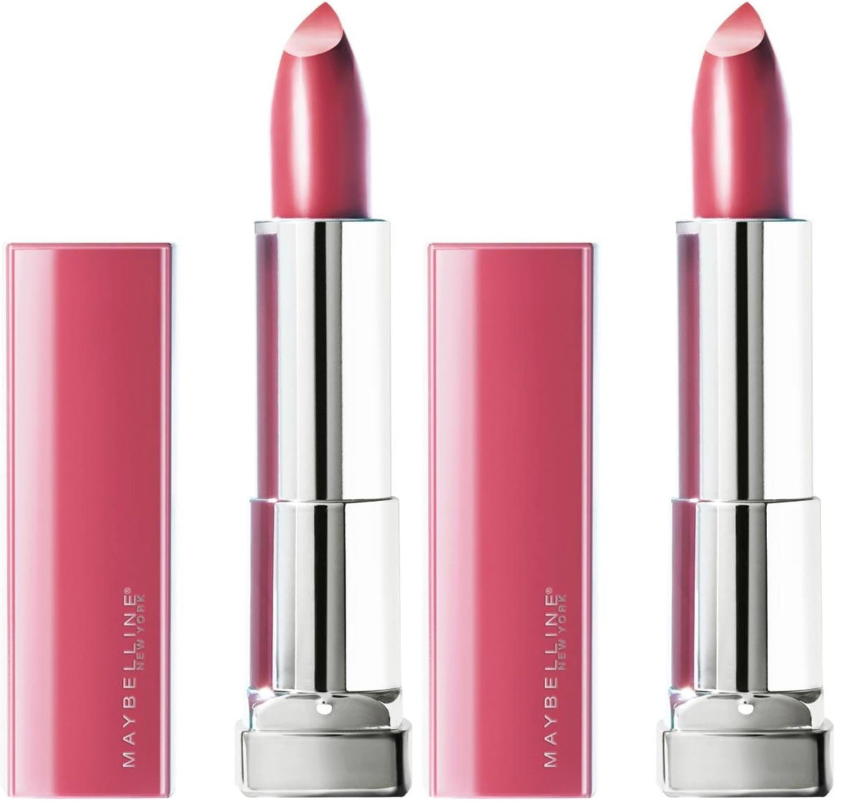 Maybelline Color Sensational Made for All Lipstick, Crisp Lip Color & Hydrating Formula, Fuchsia For Me, Bright Pinky Red, 1 Count