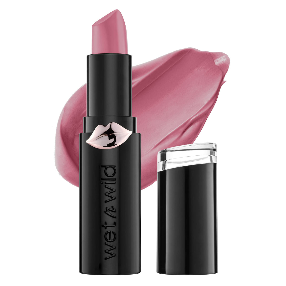 wet n wild Mega Last Matte Lip Color, Semi Matte Hyaluronic Acid Infused, Long Lasting Full Coverage for a Nourishing Pout, Cruelty-Free & Vegan - Bare it All