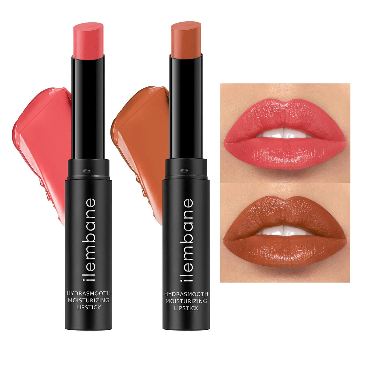 Cocoa Brown Hydrating Lipstick, Glossy Tinted Lip Balm - Cocoa