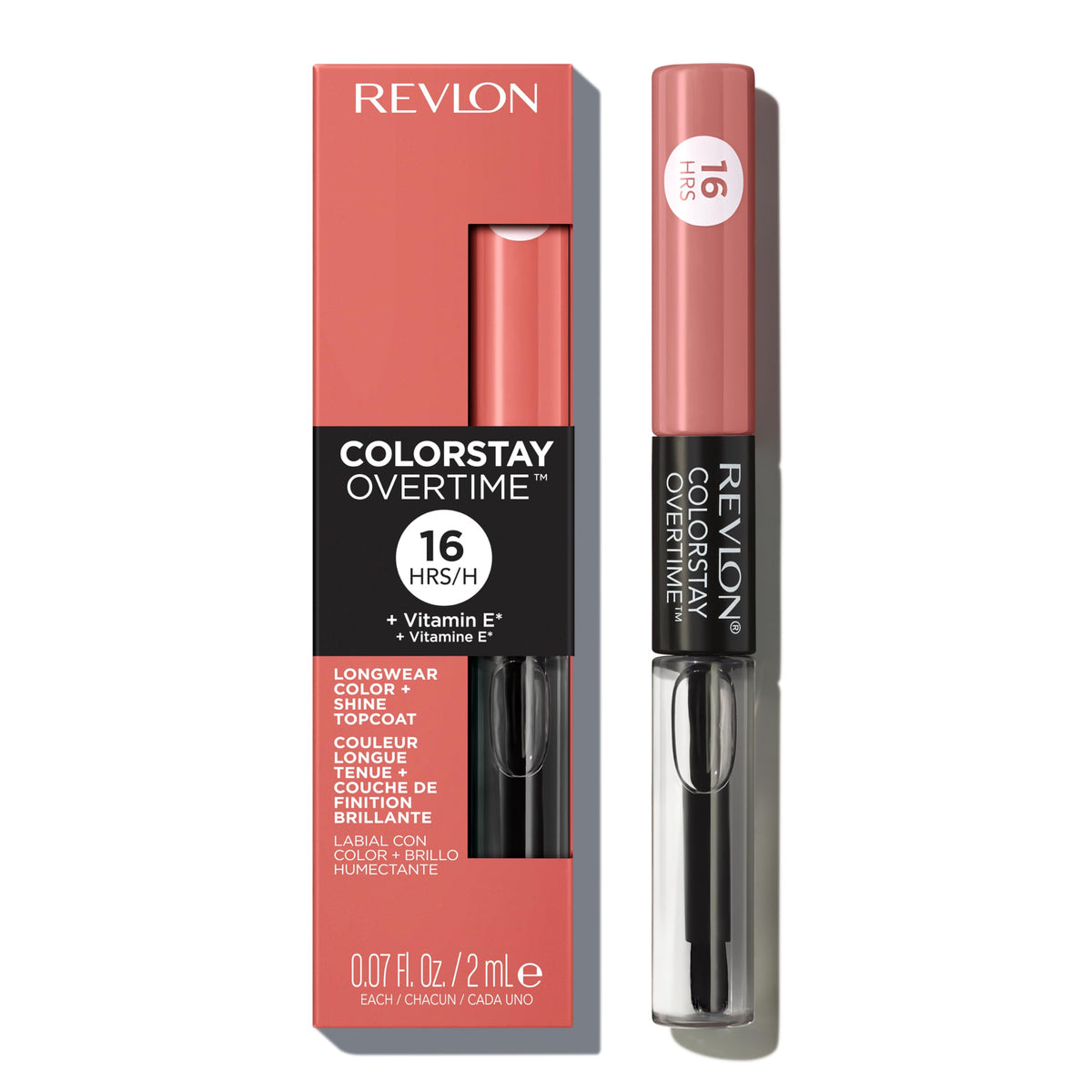 Revlon ColorStay Overtime Lipcolor, 005 Infinite Raspberry, 0.07 fl oz
