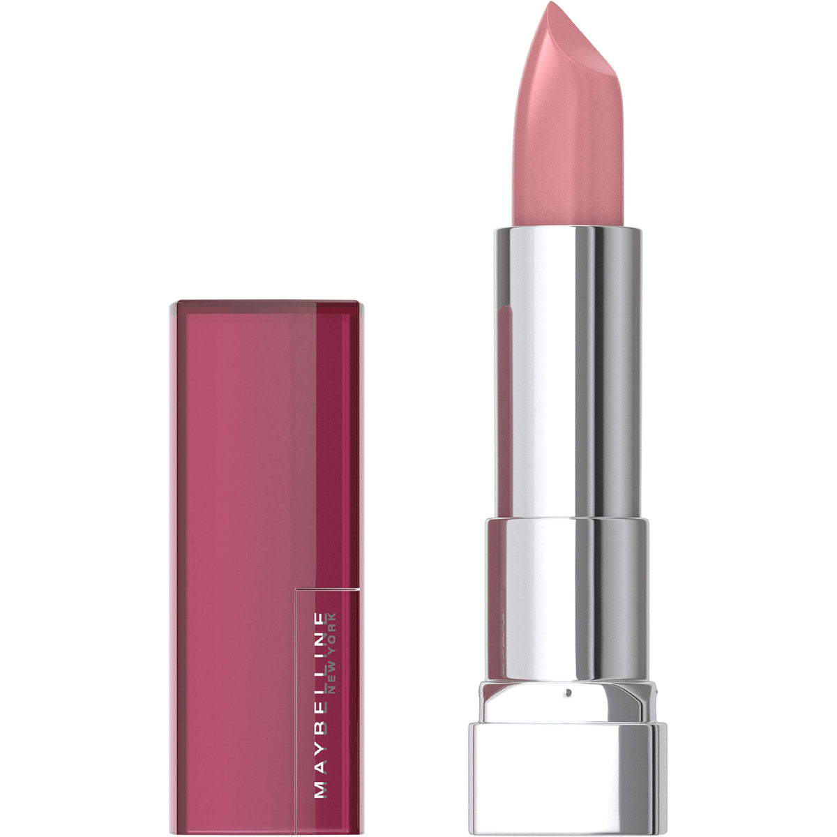 Maybelline Color Sensational Lipstick, Lip Makeup, Cream Finish, Hydrating Lipstick, Pink Wink, Coral Pink ,1 Count
