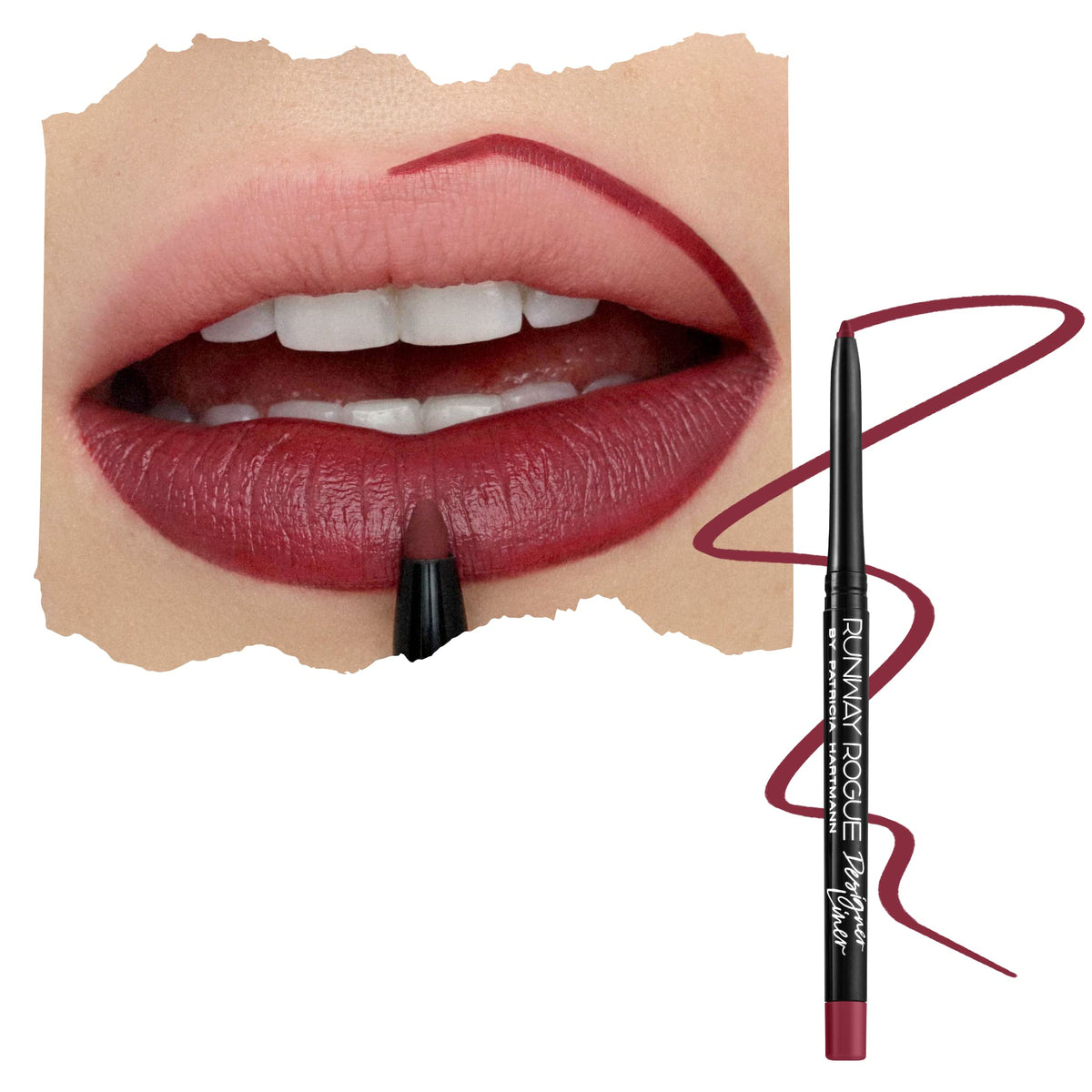 Runway Rogue Matte Lip Liner Pencil with Sharpener, ‘Trendsetter’