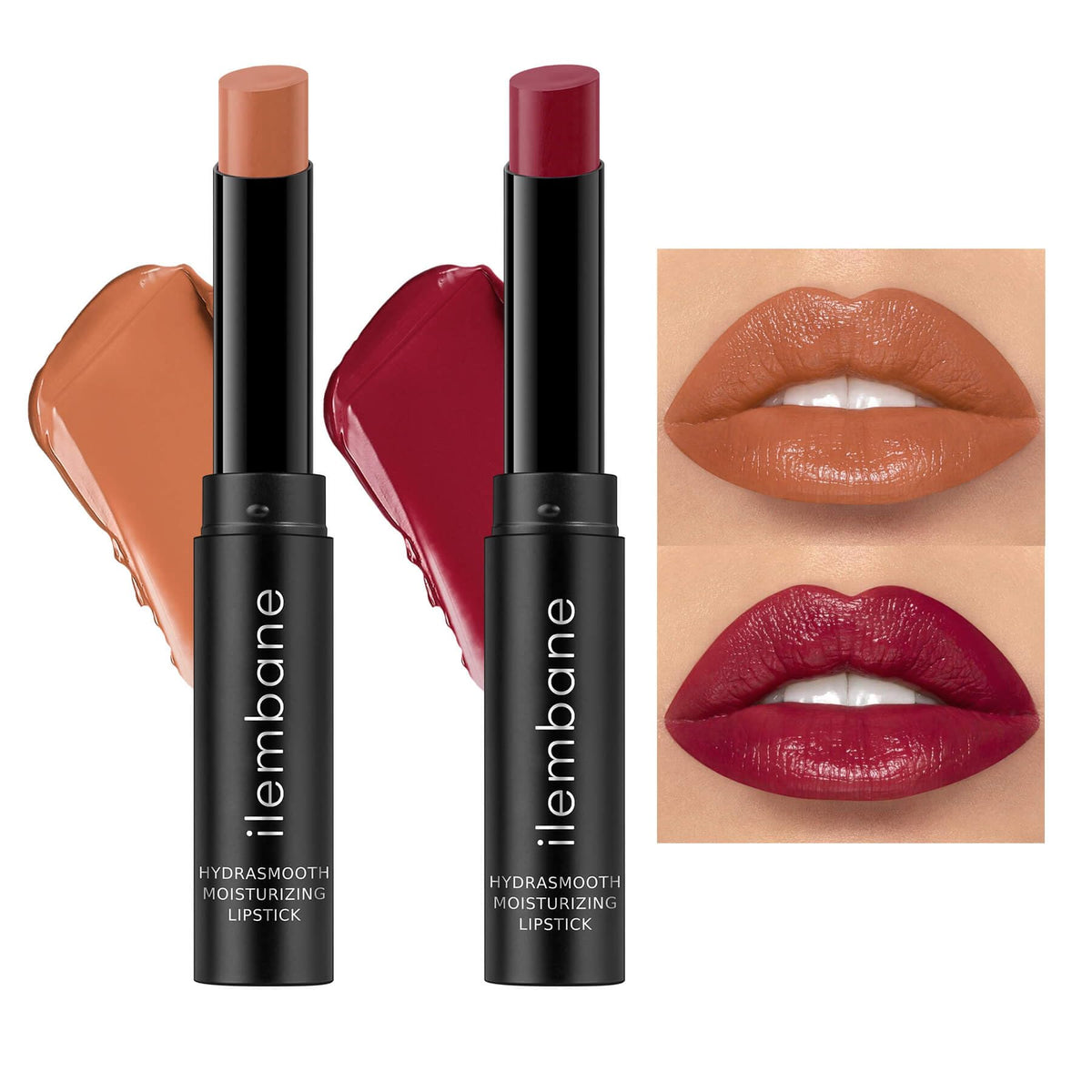 Cocoa Brown Hydrating Lipstick, Glossy Tinted Lip Balm - Cocoa