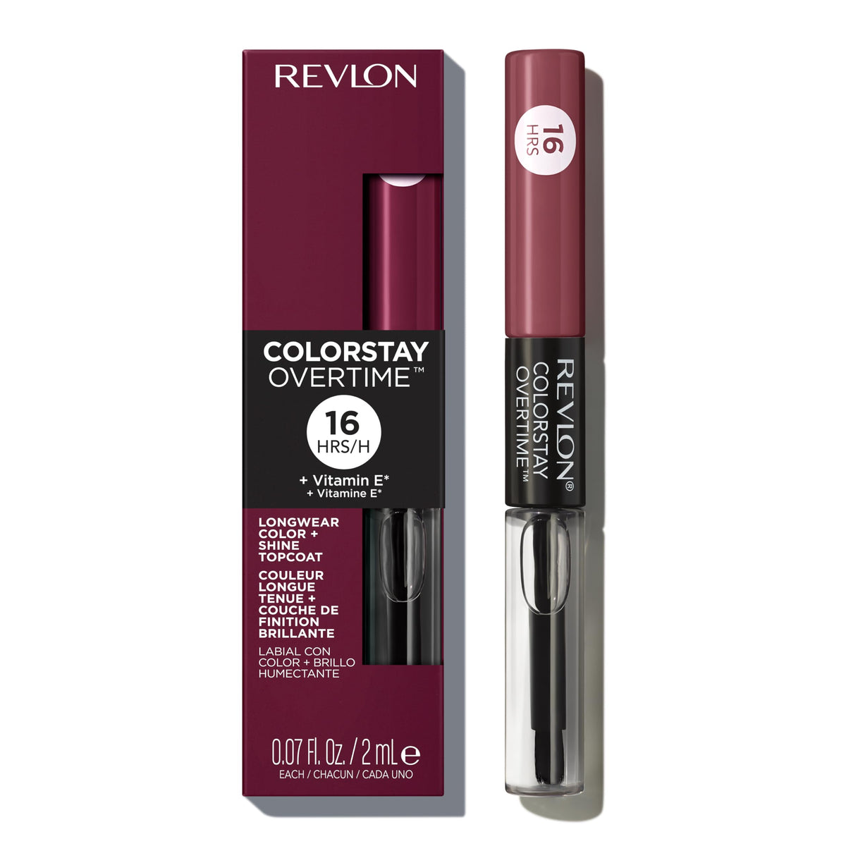 Revlon ColorStay Overtime Lipcolor, 005 Infinite Raspberry, 0.07 fl oz