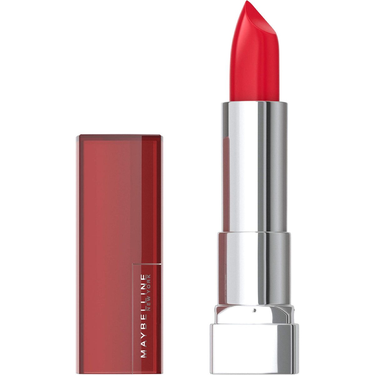 Maybelline Color Sensational Lipstick, Lip Makeup, Cream Finish, Hydrating Lipstick, Pink Wink, Coral Pink ,1 Count
