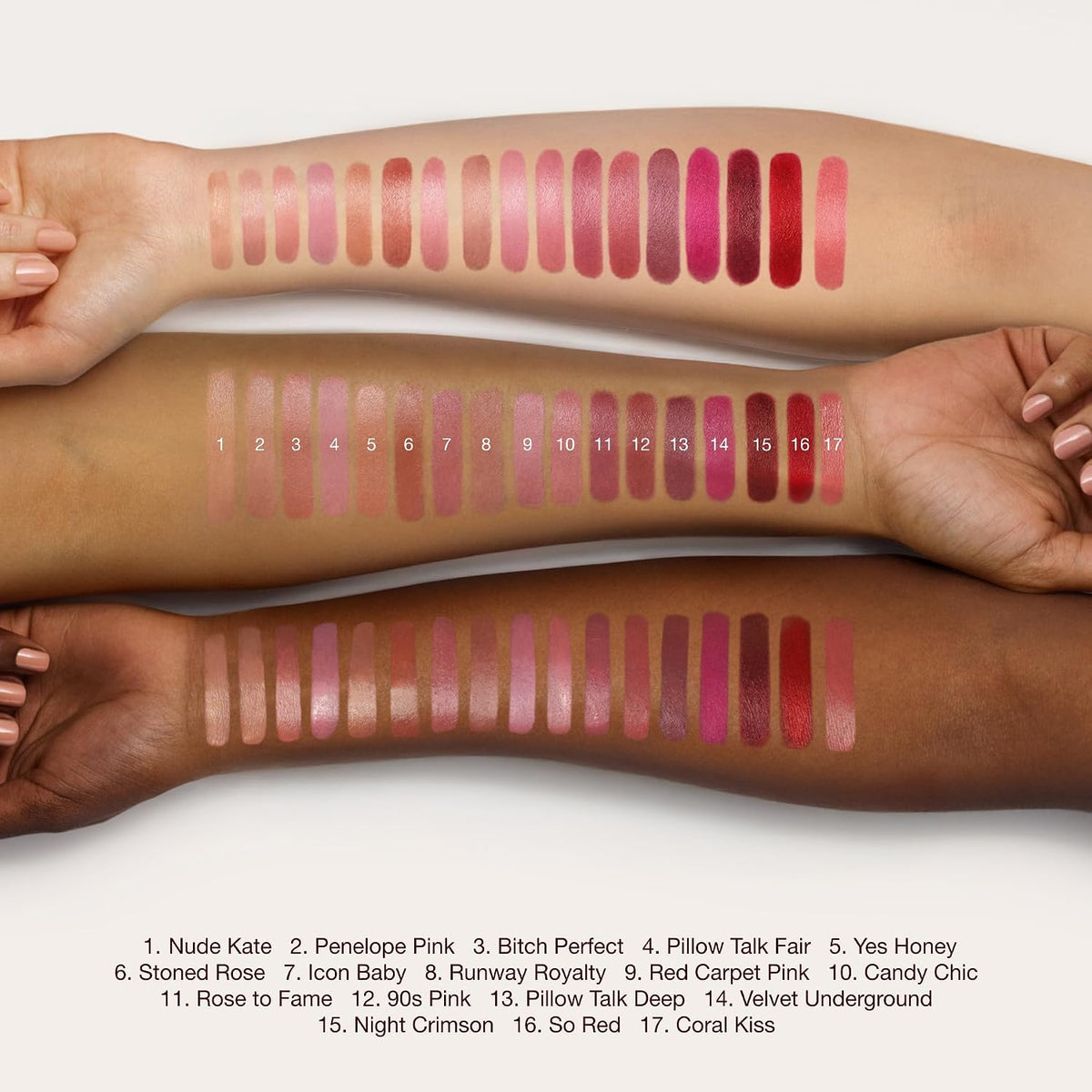 Charlotte Tilbury K.I.S.S.I.N.G Lipstick - Moisturizing & Hydrating Lipstick with Light-Diffusing Pigments for a Luminous Finish & Fuller-Looking Lips