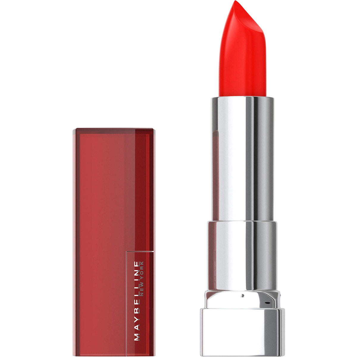Maybelline Color Sensational Lipstick, Lip Makeup, Cream Finish, Hydrating Lipstick, Pink Wink, Coral Pink ,1 Count