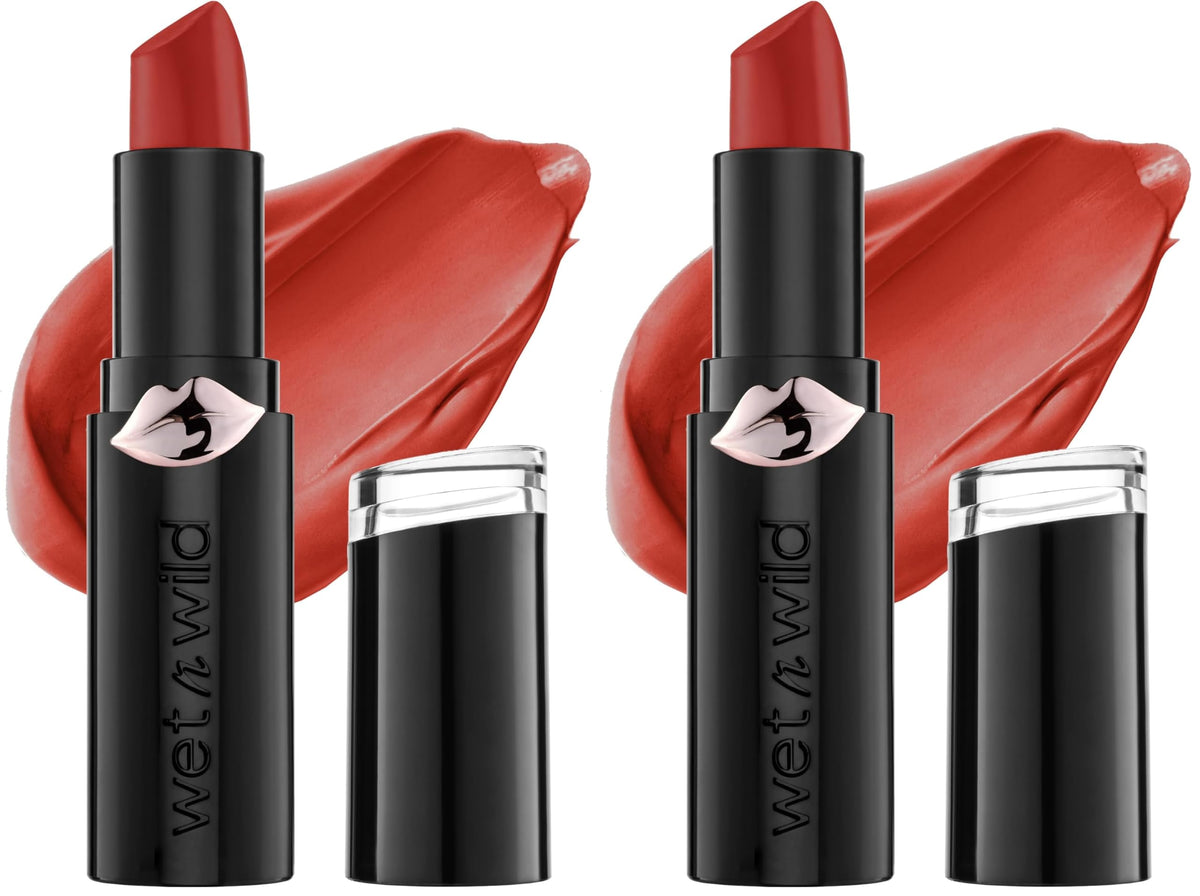 wet n wild Mega Last Matte Lip Color, Semi Matte Hyaluronic Acid Infused, Long Lasting Full Coverage for a Nourishing Pout, Cruelty-Free & Vegan - Bare it All