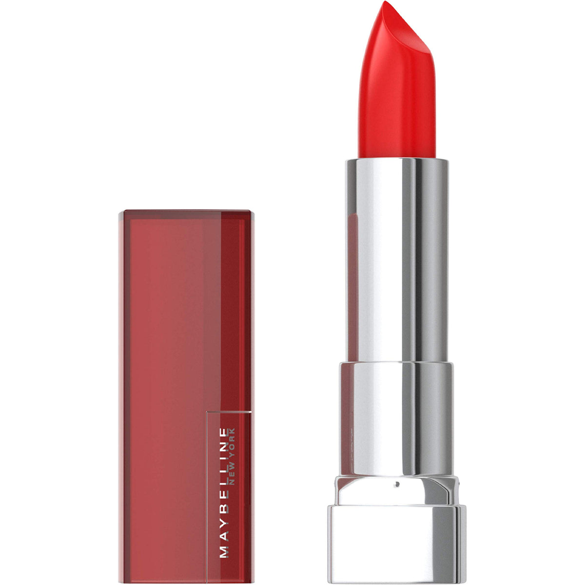 Maybelline Color Sensational Lipstick, Lip Makeup, Cream Finish, Hydrating Lipstick, Pink Wink, Coral Pink ,1 Count