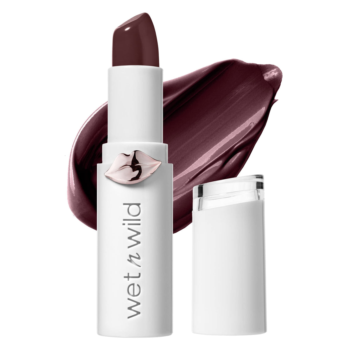 wet n wild Mega Last High-Shine Lipstick Lip Color, Infused with Seed Oils For a Nourishing High-Shine, Buildable & Blendable Creamy Color, Cruelty-Free & Vegan - Rosé And Slay