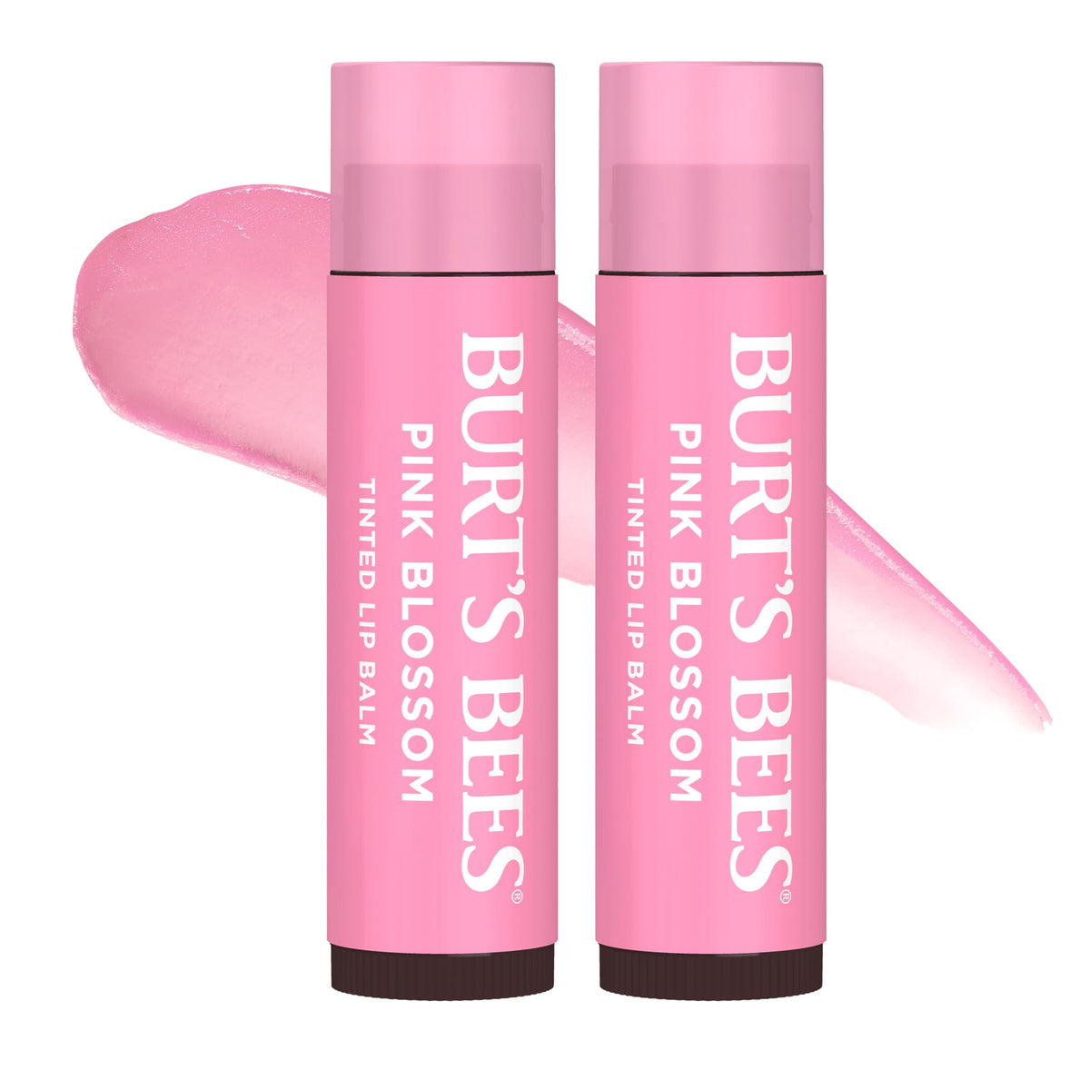 Burt's Bees Lip Tint Balm, Fiery Red Dahlia, 0.15 oz., 2 Tubes