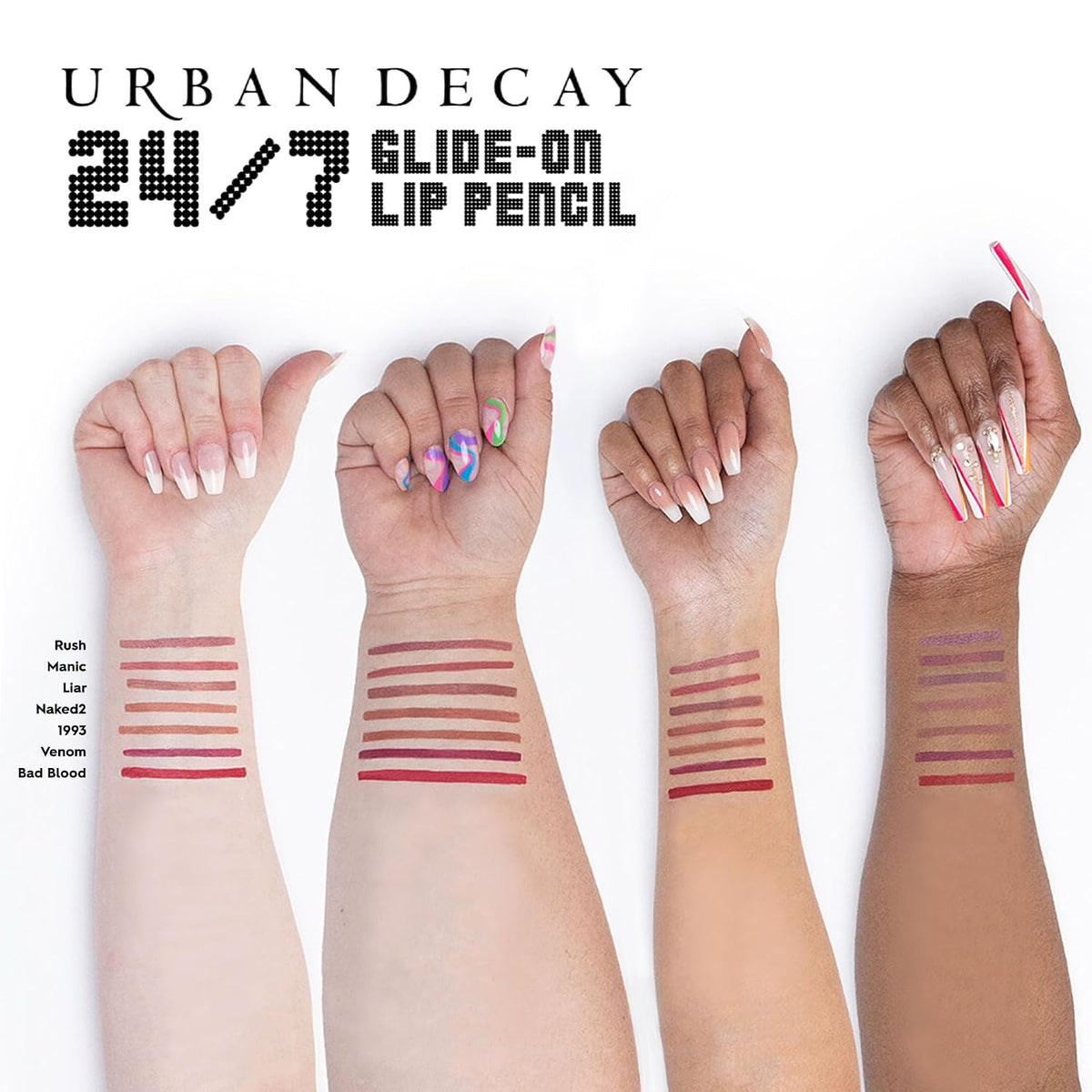 Urban Decay 24/7 Glide-On Waterproof Lip Liner - Soft-Matte Lip Pencil