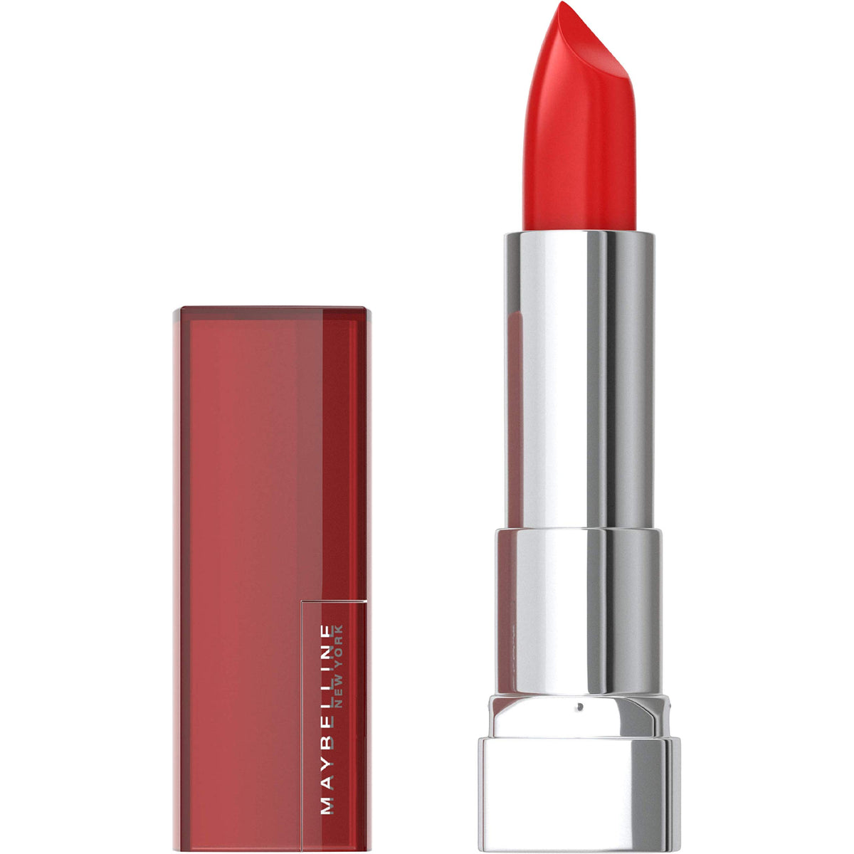 Maybelline Color Sensational Lipstick, Lip Makeup, Cream Finish, Hydrating Lipstick, Pink Wink, Coral Pink ,1 Count