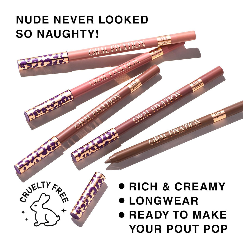 SELESTIA BEAUTY Long-Lasting & Waterproof Lip Liner Pencil – Oral Fixation – Precision Application with Sharpenable Tip (FRENCH KISS)