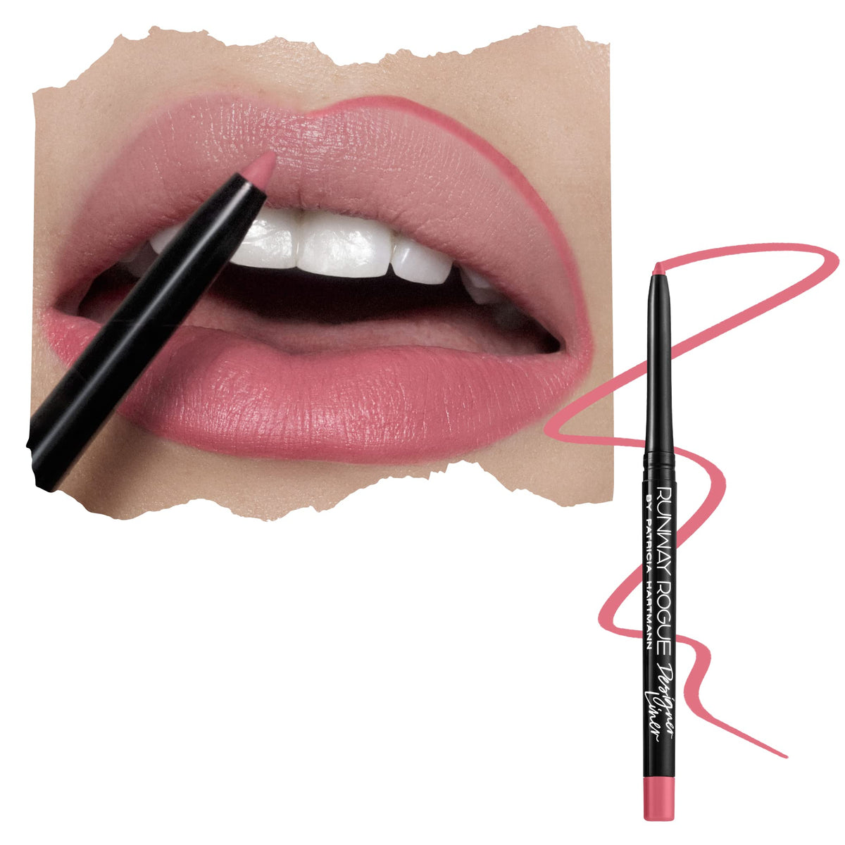 Runway Rogue Matte Lip Liner Pencil with Sharpener, ‘Trendsetter’