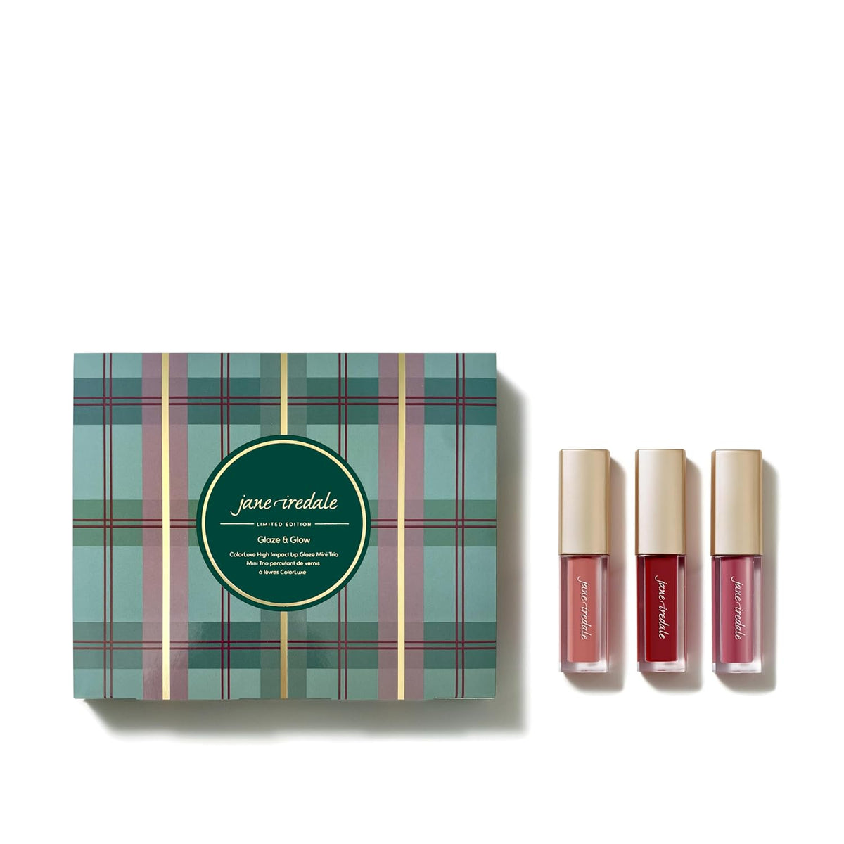 jane iredale Glaze & Glow ColorLuxe High Impact Lip Glaze Mini Trio