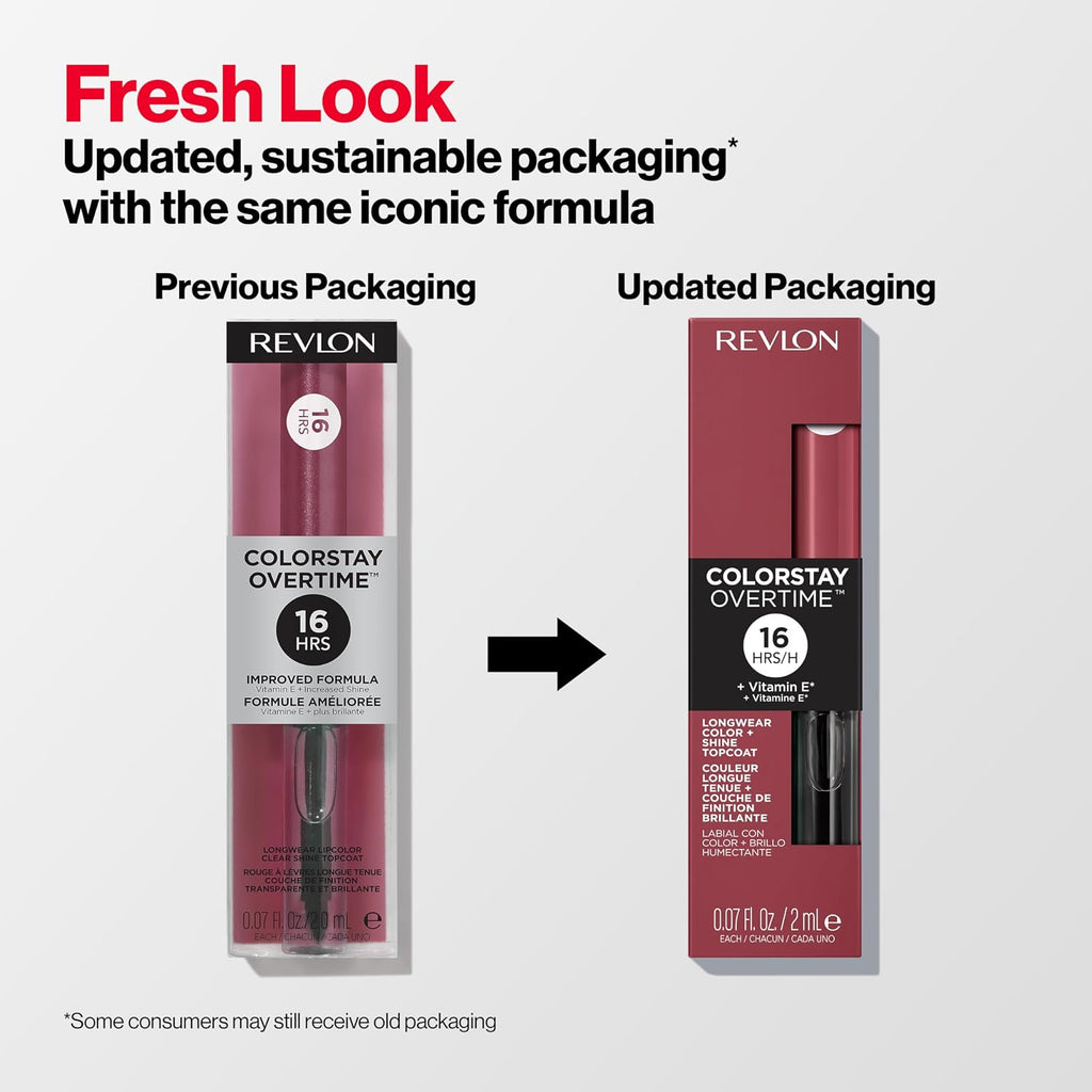 Revlon ColorStay Overtime Lipcolor, 005 Infinite Raspberry, 0.07 fl oz
