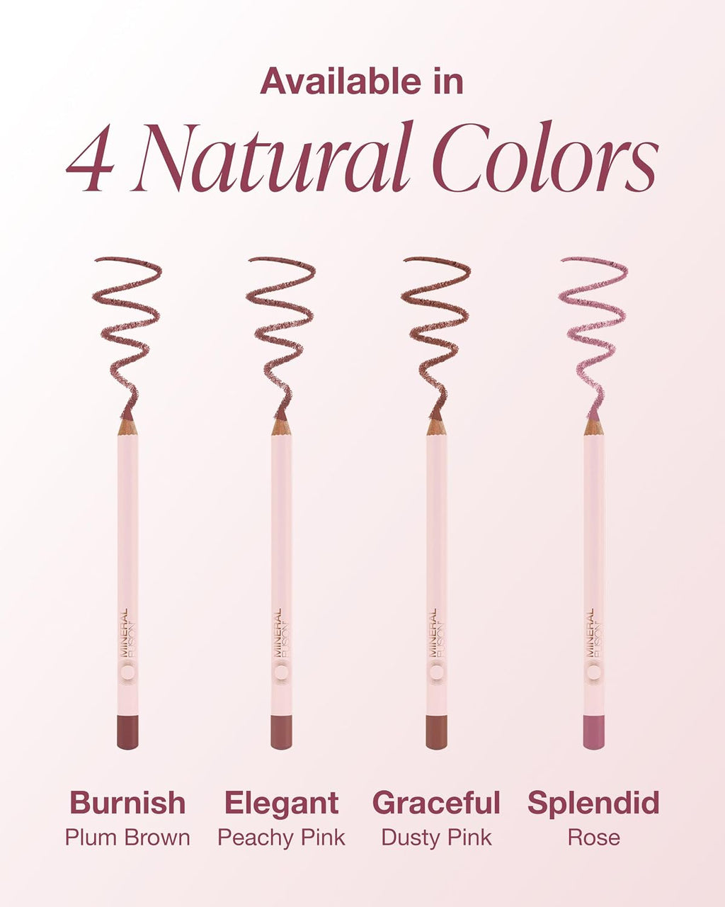 MINERAL FUSION Elegant Lip Pencil, 0.04 OZ