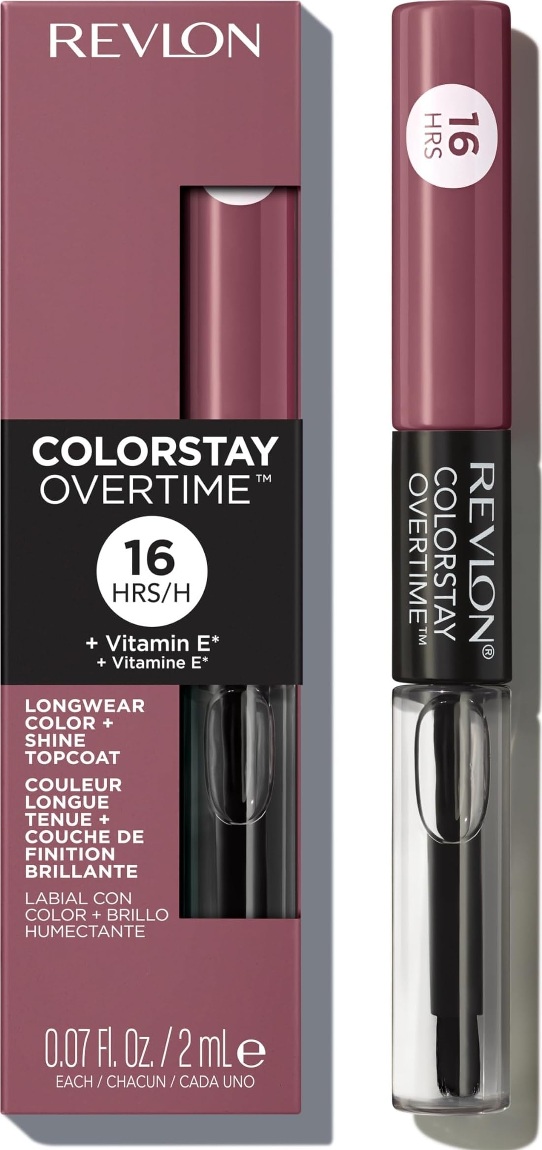Revlon ColorStay Overtime Lipcolor, 005 Infinite Raspberry, 0.07 fl oz