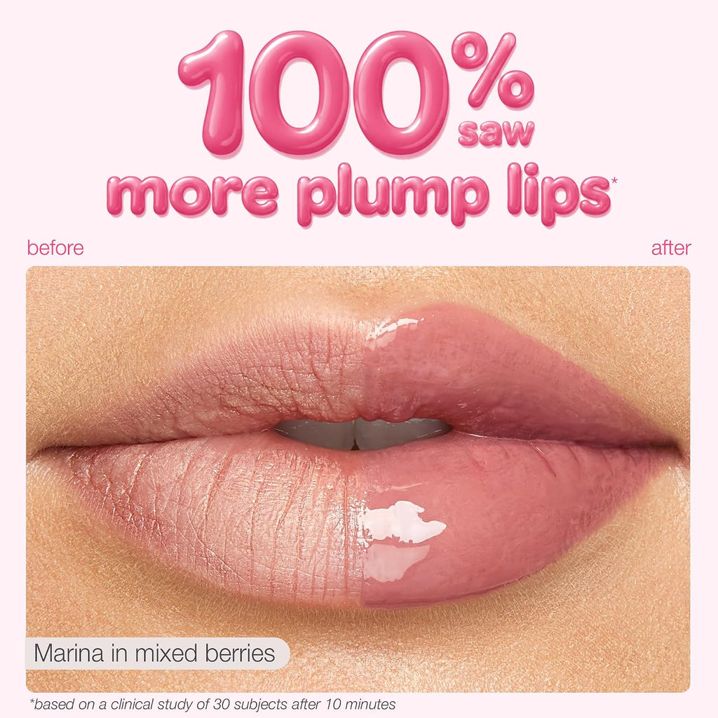 tarte maracuja juicy lip plump – Hydrating & Volumizing Lip Plumper Gloss Balm with Nourishing Hyaluronic Acid & Vitamin E, Plumps & Moisturizes, Vegan & Cruelty-Free