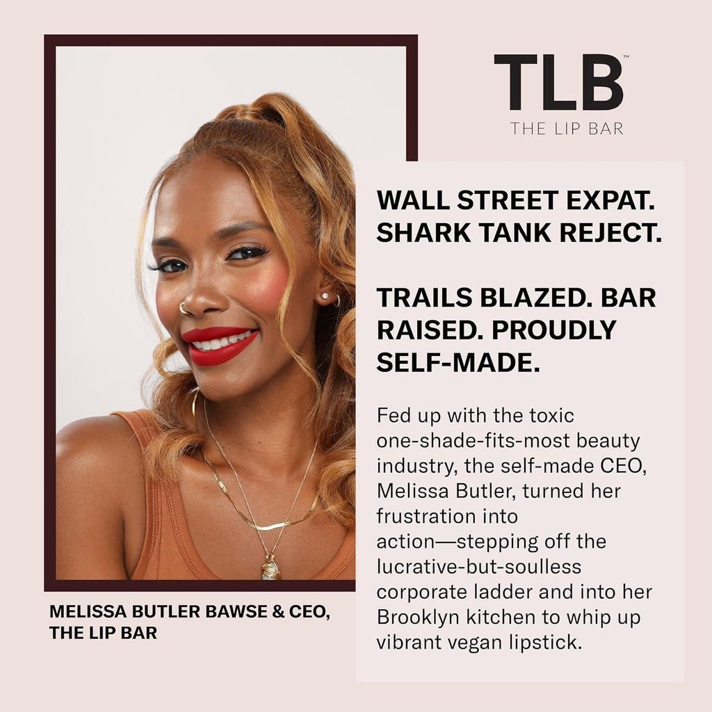 The Lip Bar - Lip Gloss, Girl Boss (Muted Pink Shimmer) - Gloss Up Color Rich - Smooth, Not Sticky Formula - Coconut Oil, Olive Oil, Argan Oil & Vitamin E - Vegan & Cruelty Free - .30 fl oz