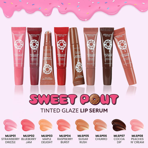 Absolute New York Strawberry Drizzle Sweet Pout Tinted Glaze Lip Serum